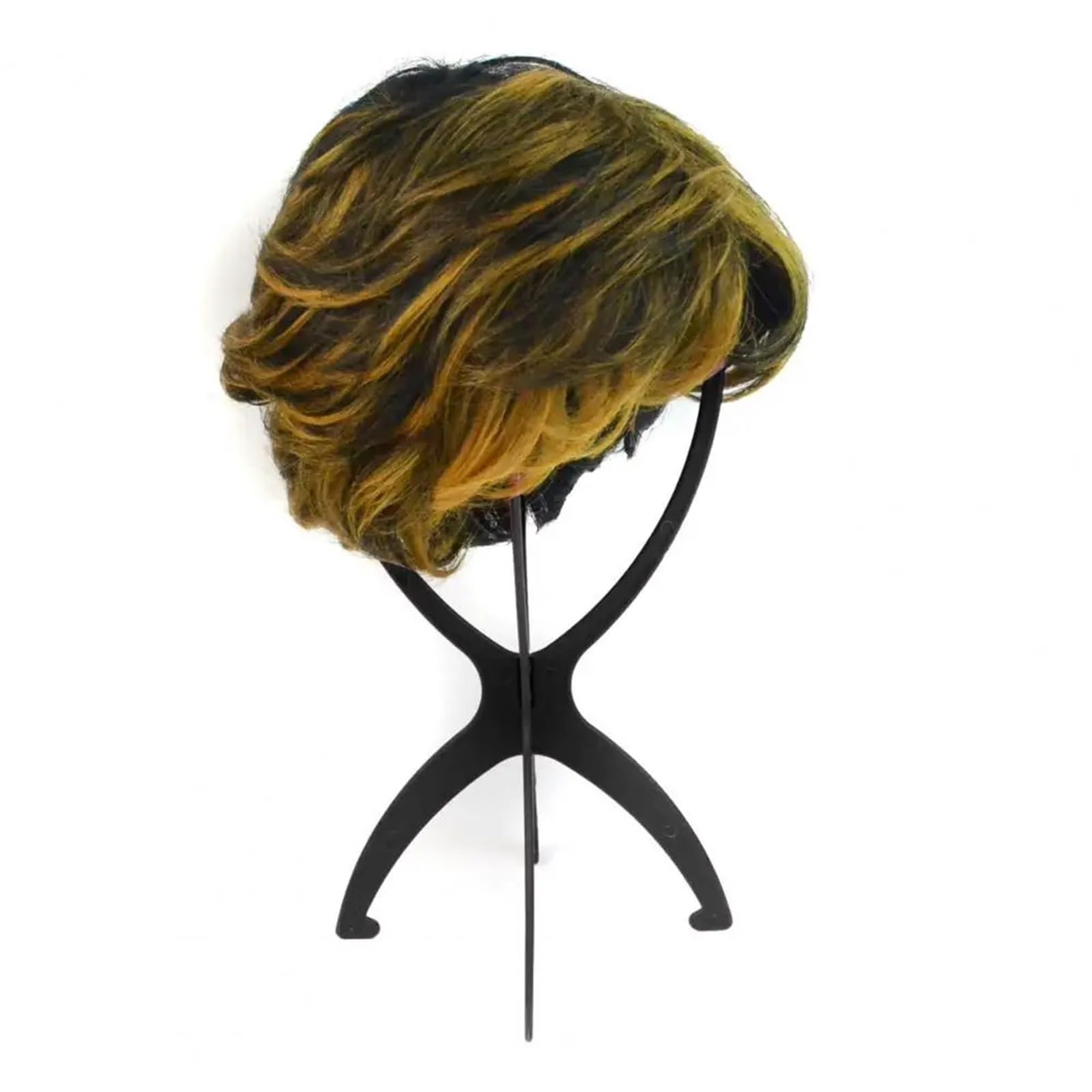 4 Stück Kunststoff-Perückenständer, zusammenklappbar, einfache Montage, tragbar, for Reisen, Perückenkopf, Haarteile, Kopfbedeckung, Haar-Styling, Trocknen, Display-Halter Für Kosmetologie(Blue)