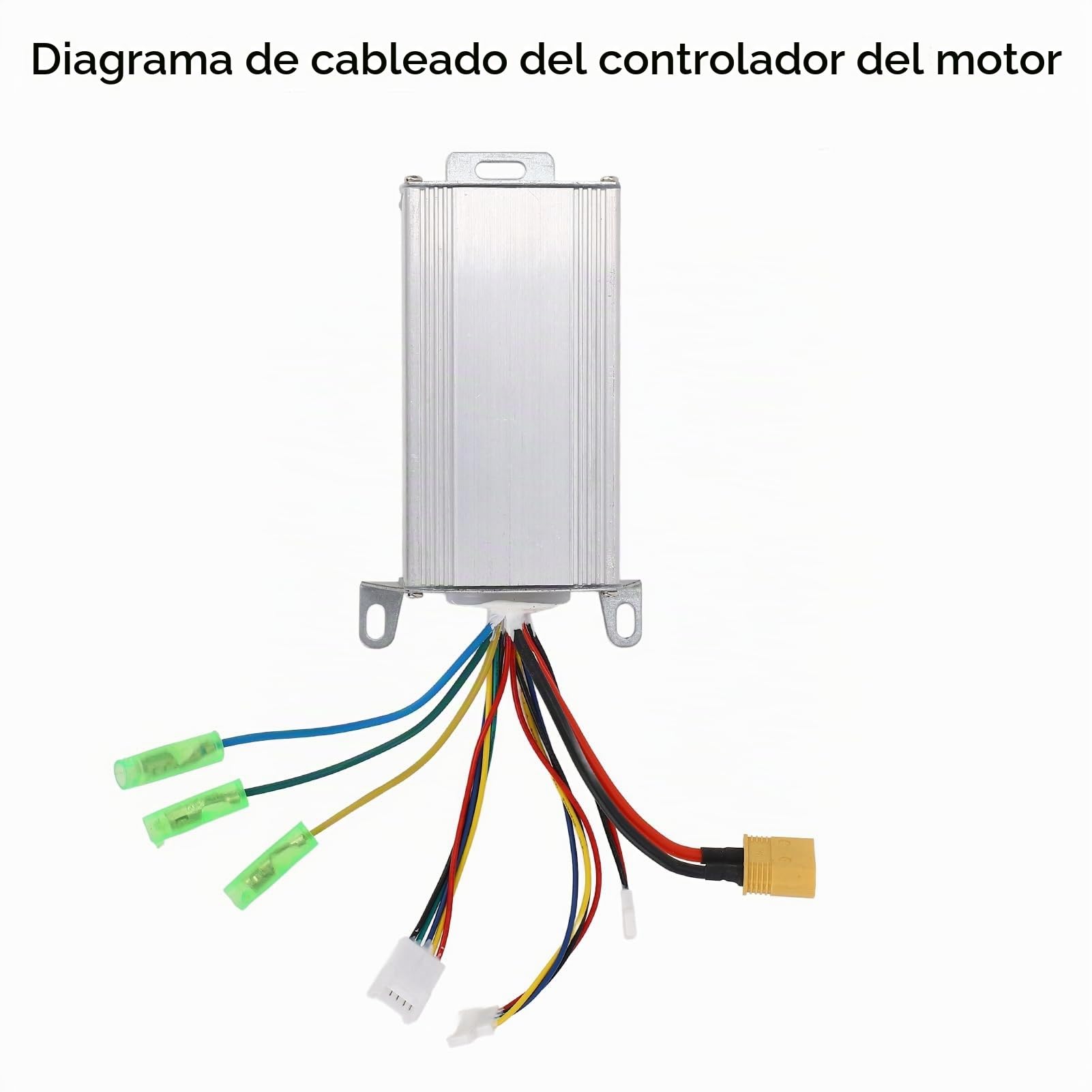 Kit de Controlador de Scooter Eléctrico para Xiaomi M365 para Xiaomi Pro, 36V 350W Controlador de Motor Sin Escobillas con Rayo de Freno y Acelerador de Pulgar y Paneles