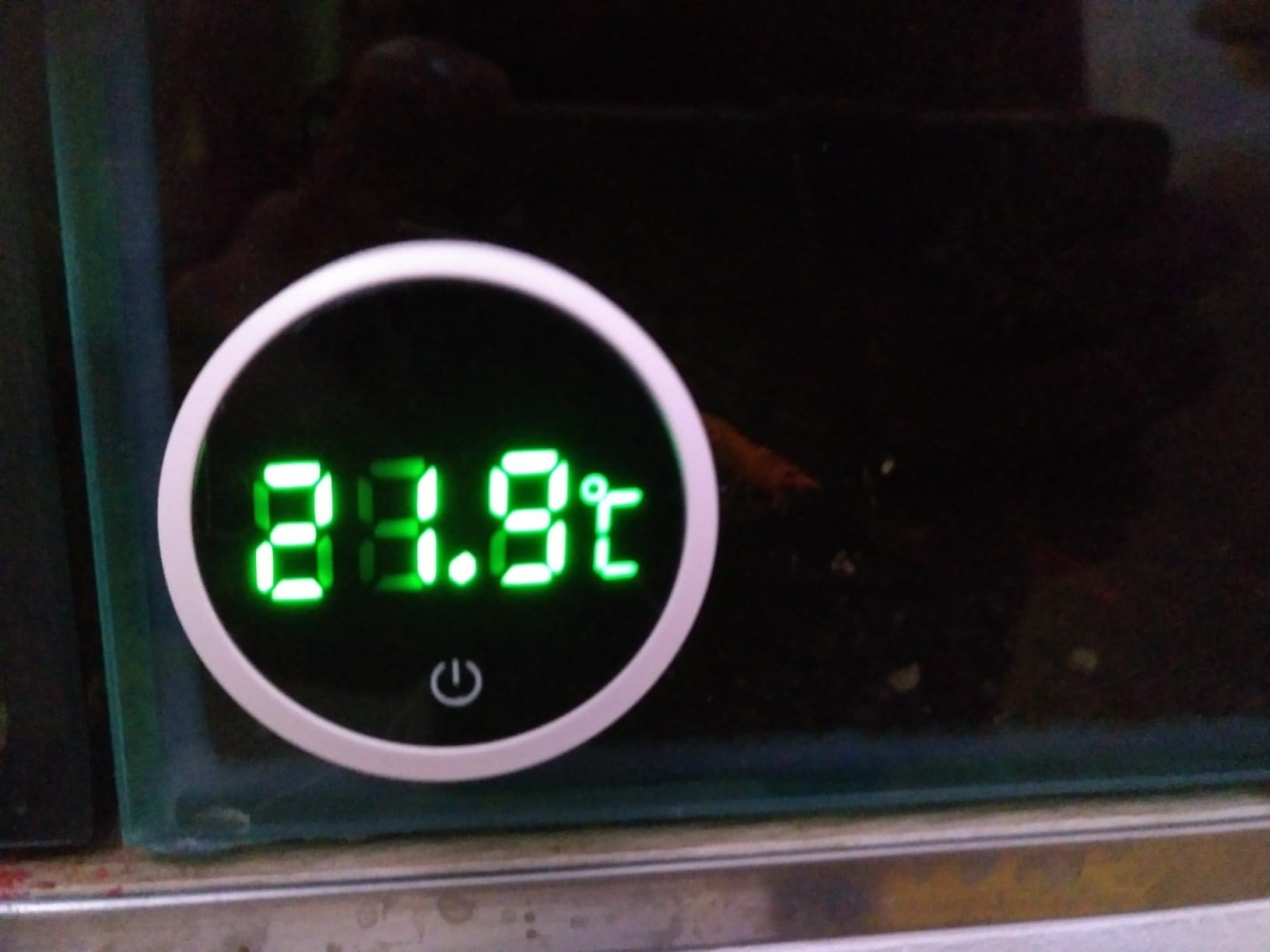 ORIA Aquarium Thermometer, LED Anzeige Digital Temperaturmessgerät Aquarium (Grad Celsius