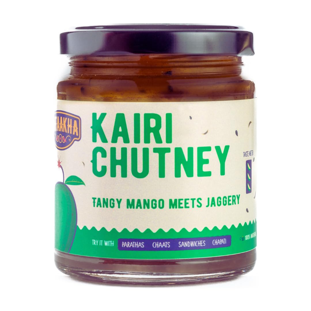 See full amazon price history chart for Pataakha Kairi Chutney Sweet Tangy Raw Mango Chutney PACK OF 1 | No Oil, Made with Jaggery, No Preservatives.Khatta Meetha Aam Achaar Homemade Mothers recipe. With Chaat, Paratha, Roti| Glass Jar 180 gm Pataakha Kairi Chutney Sweet Tangy Raw Mango Chutney PACK OF 1 | No Oil, Made with Jaggery, No Preservatives.Khatta Meetha Aam Achaar Homemade Mothers recipe. With Chaat, Paratha, Roti| Glass Jar 180 gm (B0B5N8945Z) Amazon Price History, Amazon Price Tracker