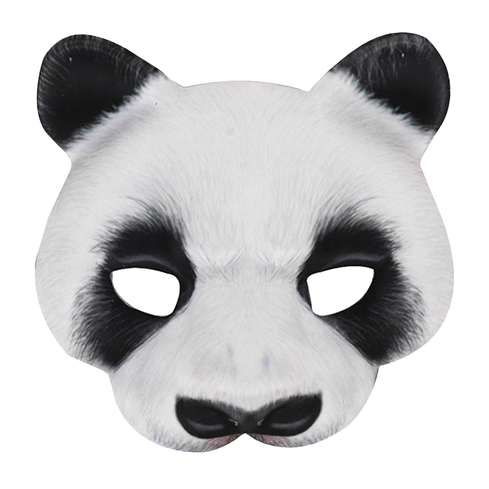 Abaodam Masque de Panda Halloween en EVA Blanc pour Carnaval et Mascarades