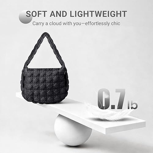 Miniatura 5 de Bolsas cruzadas acolchadas para mujer, bolsa de mano inflada, bolsa de mano con burbujas, bolso grande