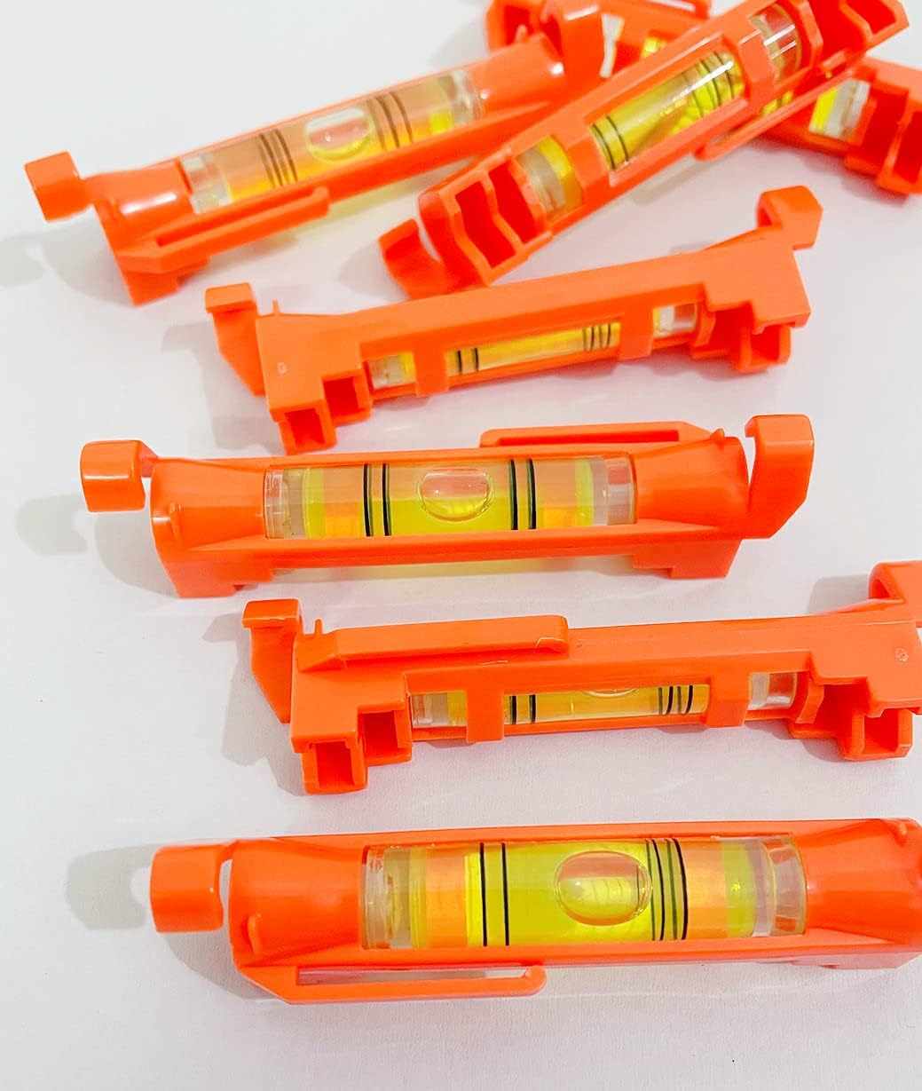 6x Hanging Bubble Line Level Small Horizontal String Bubble Spirit Levels Measuring Layout Tools