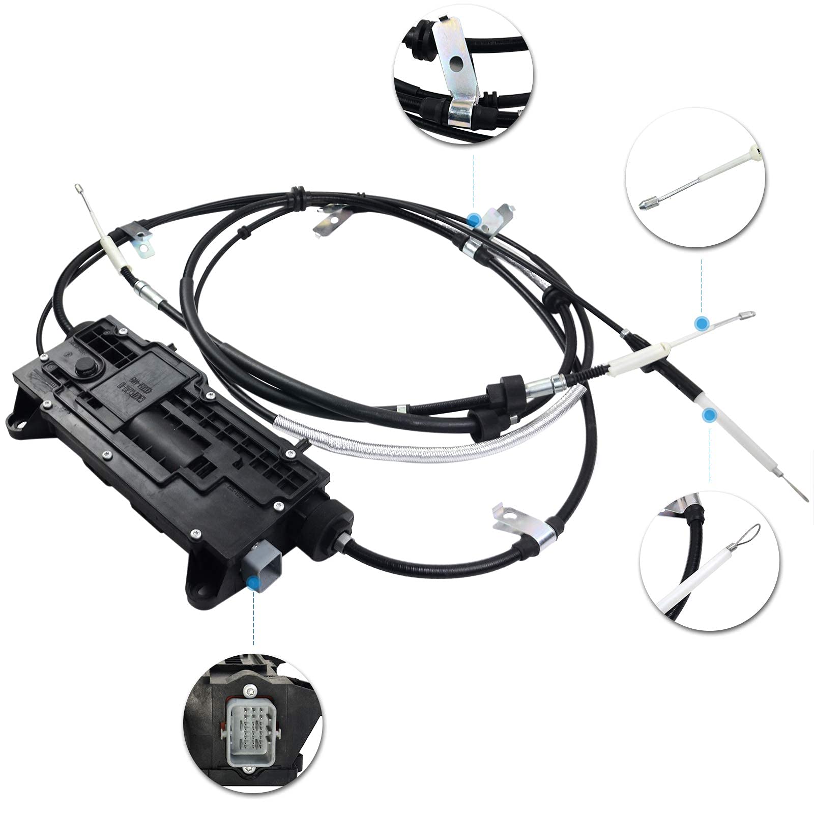 LR072318 Attuatore freno di stazionamento compatibile con Dis-covery 4 2010-2016, Ran-ge Ro-ver Sport 2010-2013# AH222C496AA AH222C496AE AH222C496AF