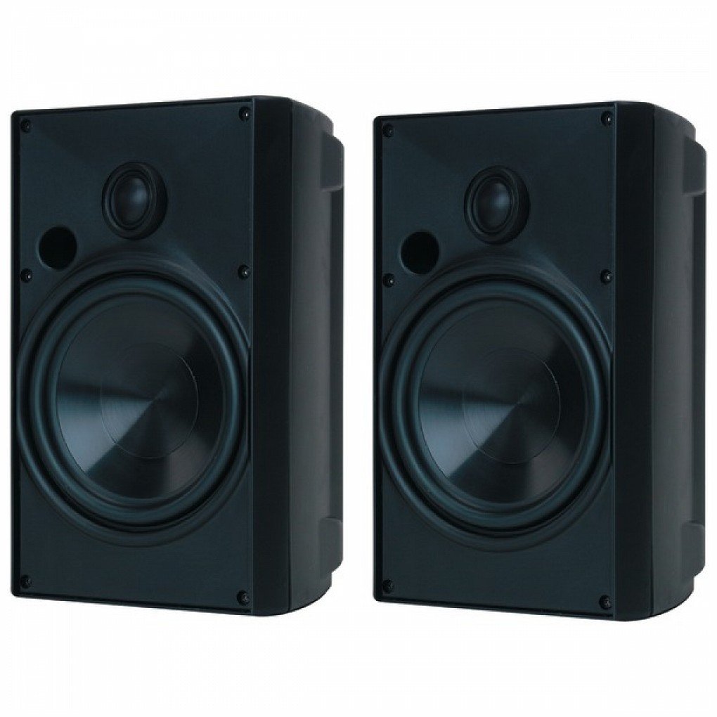 Proficient Audio Systems AW650Blk/PAS41653 6.5-Inch Indoor/Outdoor Speakers (Black)- Pair