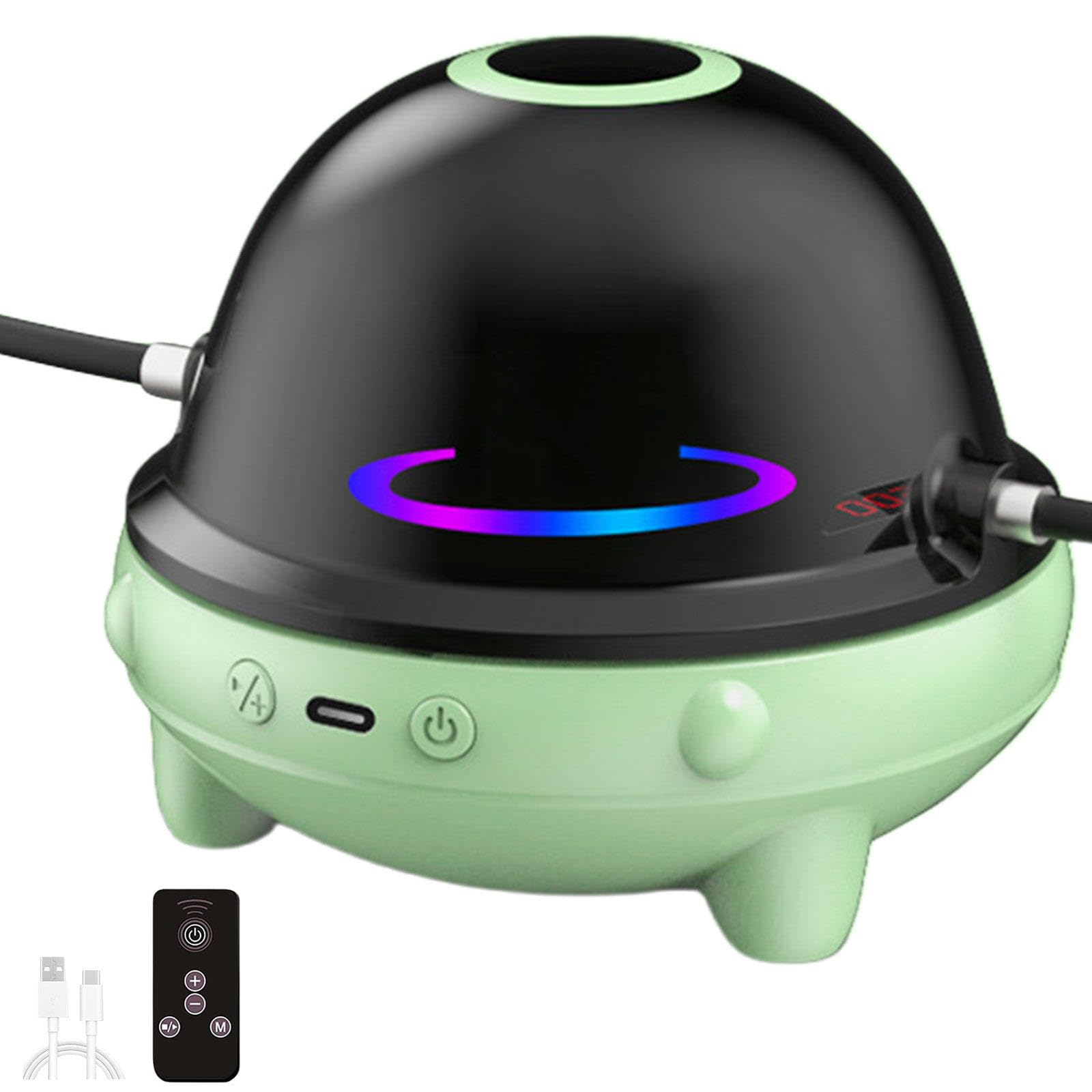 Inteligentna Maszyna Do Skakania Po Linie, Elektroniczna Skakanka Fitness Dla Dorosłych Dzieci, Elektryczna Skakanka Z Liczeniem, 10 Prędkościami, Muzyką Bluetooth, Pilotem,Green