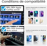 Carlinkit 2026 Nouvelle Mise à Niveau Adaptateur 5.0 2Air, Apporte CarPlay/Android Auto sans Fil, Brancher et Utiliser, Connectivité sans Fil - 2