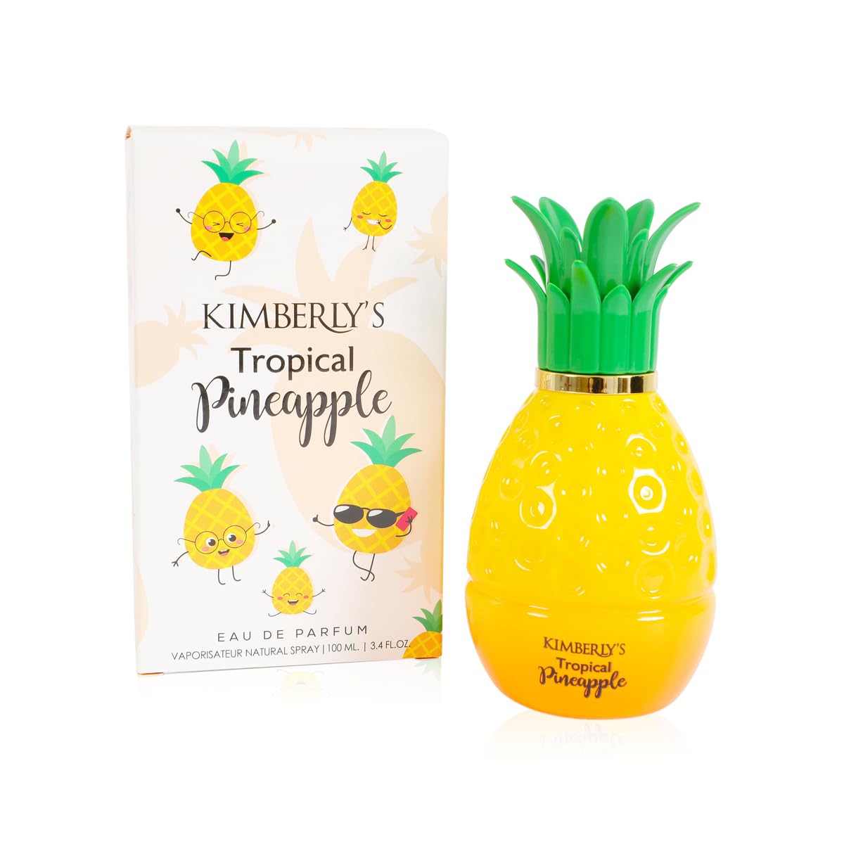 Kimberly Tropical Pineapple Spray Perfume - Eau De Parfum for Women - 3 4 fl oz