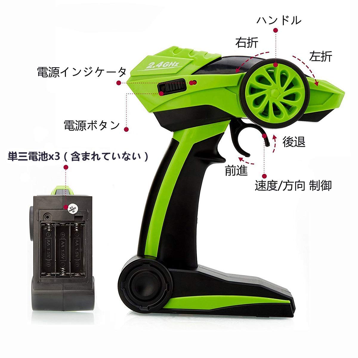 Amazon.co.jp: ラジコンカー こども向け RCカー 2つのバッテリー 付