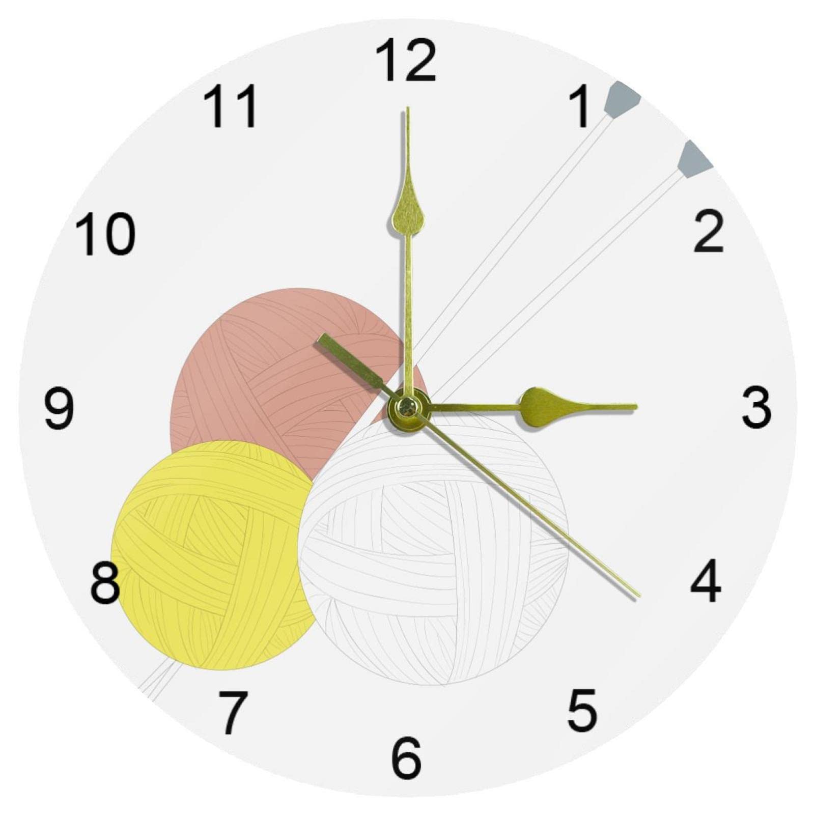 Horloge murale fonctionne avec piles pour salon cuisine et chambre