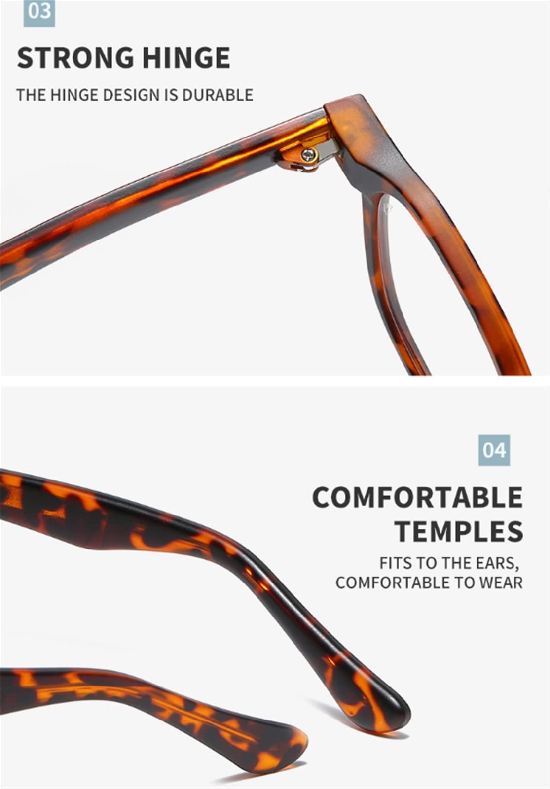Lunette Anti Lumiere Bleue Computer Glasses Verres d'ordinateur Verres de Jeu Carré irrégulier Anti-Bleu Clair Miroir Plate rivete Cadre Bleu lumière bloquante Lunettes