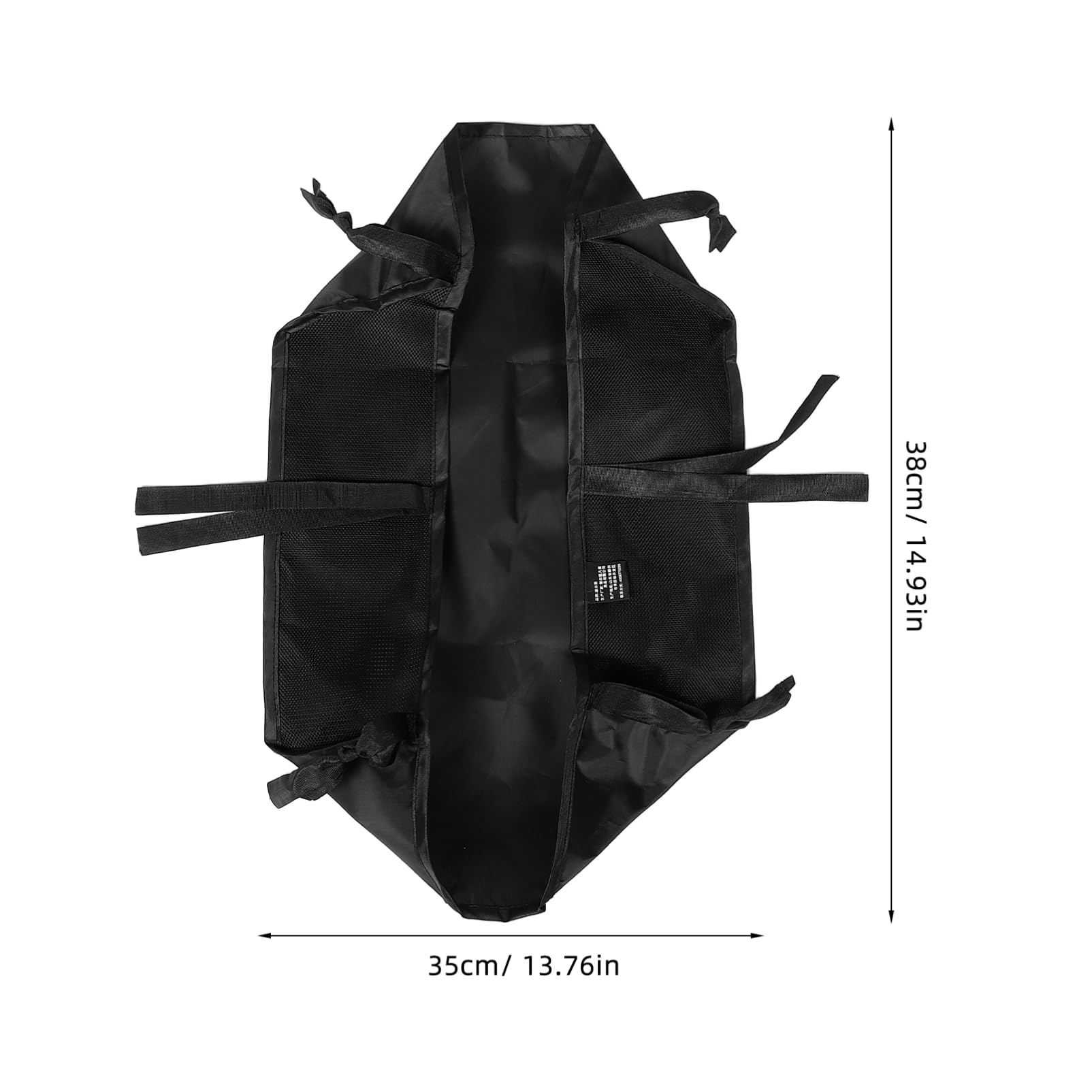 KOMBIUDA Stroller Storage Bag Organizer Fit Attachment for and Shopping Carts Easy Installation Bottom Basket for Grocery Items Durable Mesh Accessory