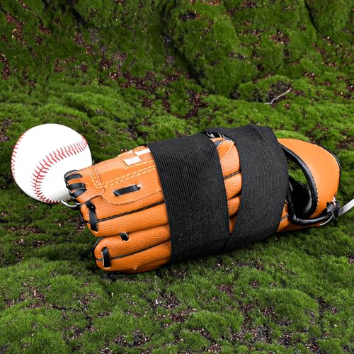 image for Vin Beauty 2 PCS Glove Wrap Band Baseball Glove Strap, Softball and Ba
