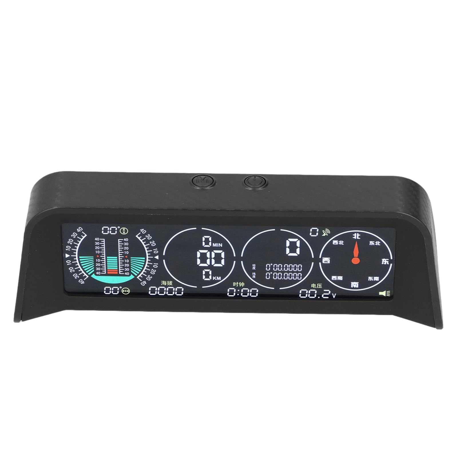Pantalla HUD Inteligente para Coche, Velocidad OBD, Temperatura del Agua, Alarma de Exceso de Velocidad y Sensor Luz