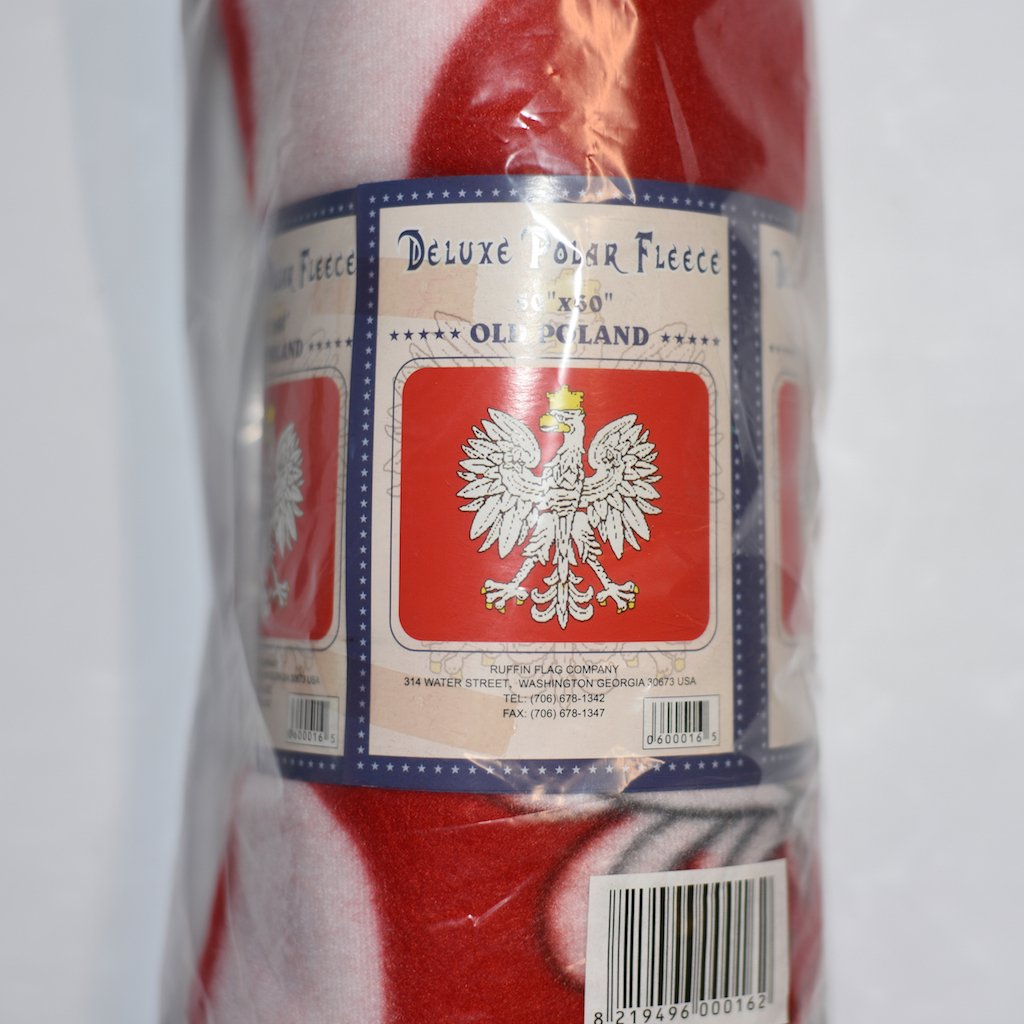 Poland Polska Polish Eagle Polar Fleece Blanket Comforter 50