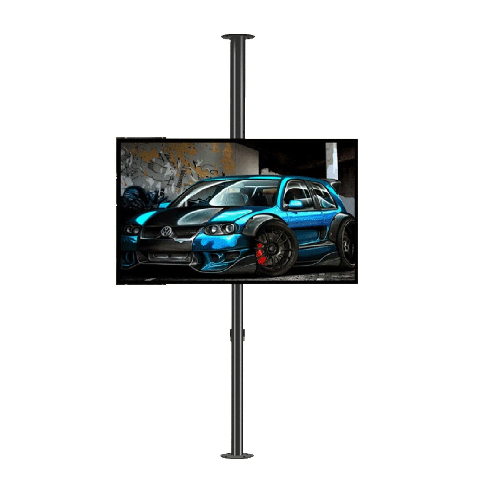 Support mural rotatif pour TV LCD 32 à 75 pouces avec base orientable robuste - 8