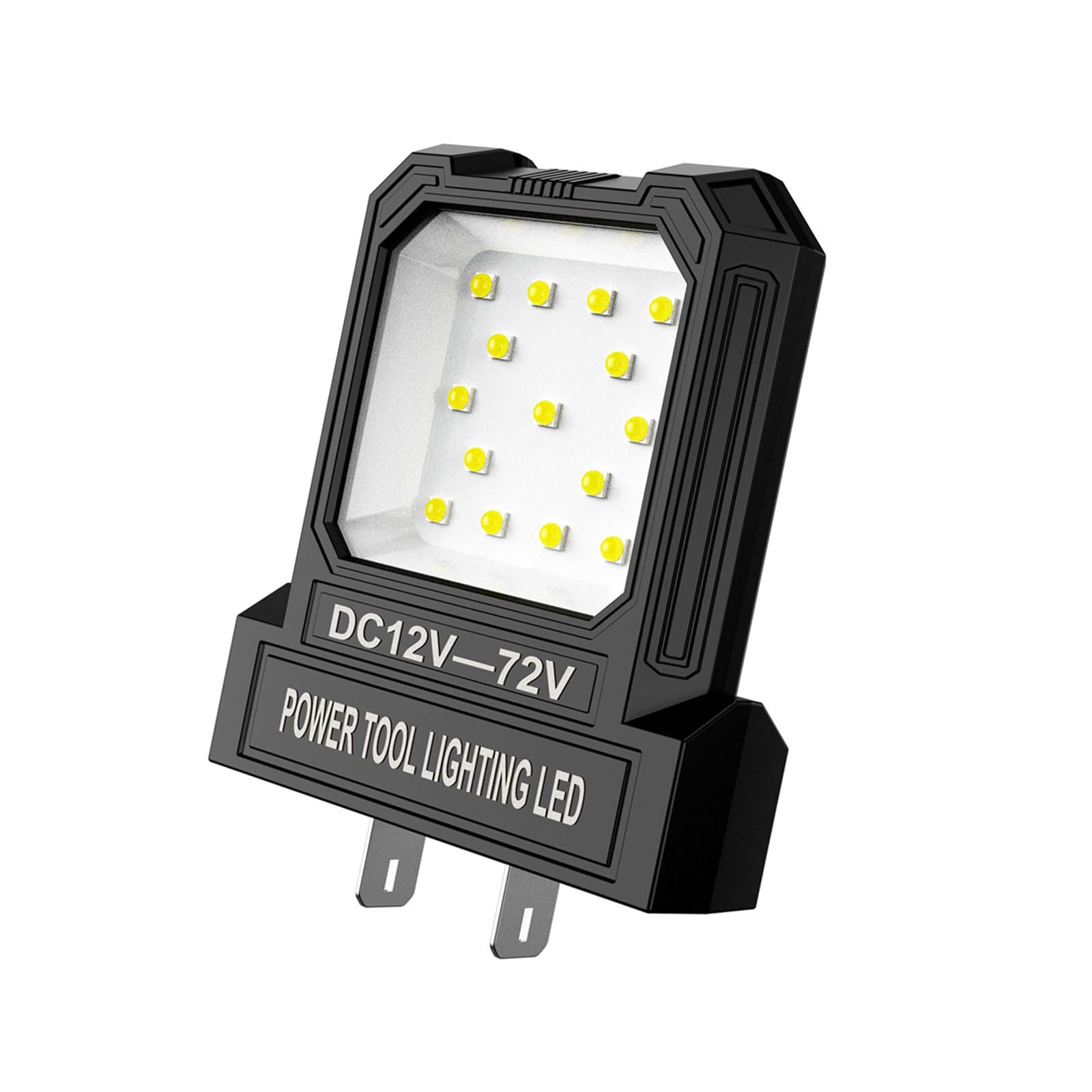 Brightness 550LM LED Work Light for 12-72V Lithium Batteries Pocket Size Flashlights Jobsites Light Cordless Work Power Tool Battery