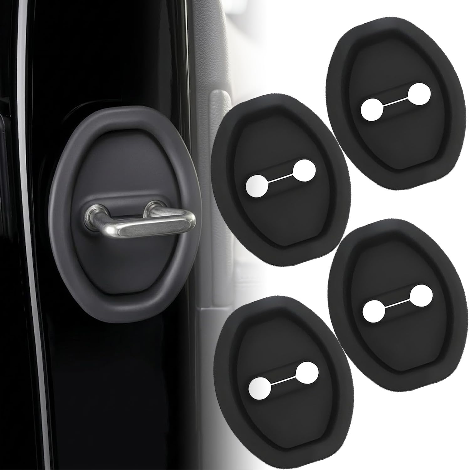 4Pcs Door Lock Cover for Dacia Bigster Hybrid 2025