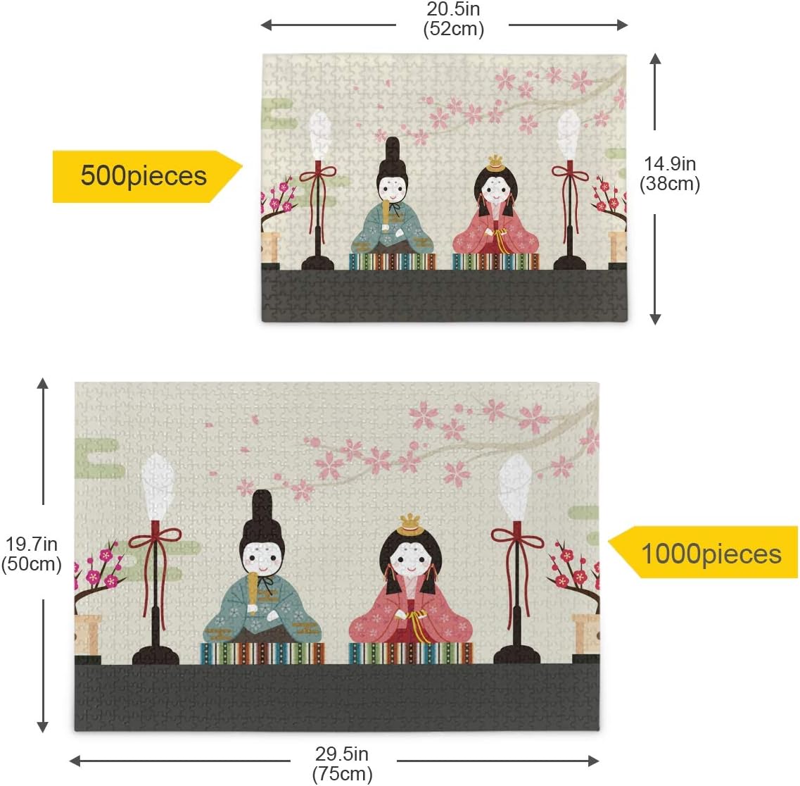 Amazon ジグソーパズル おしゃれ インテリア 500ピース 木製 大人 子供向け こども ひな祭り 和風 人形 ひなまつり 桃の節句 端午の節句 七五三 面白い おもしろい パズル 男の子 女の子 人気 おとな向け 大人 難しい むずかしい レディーズ メンズ 木製パズル