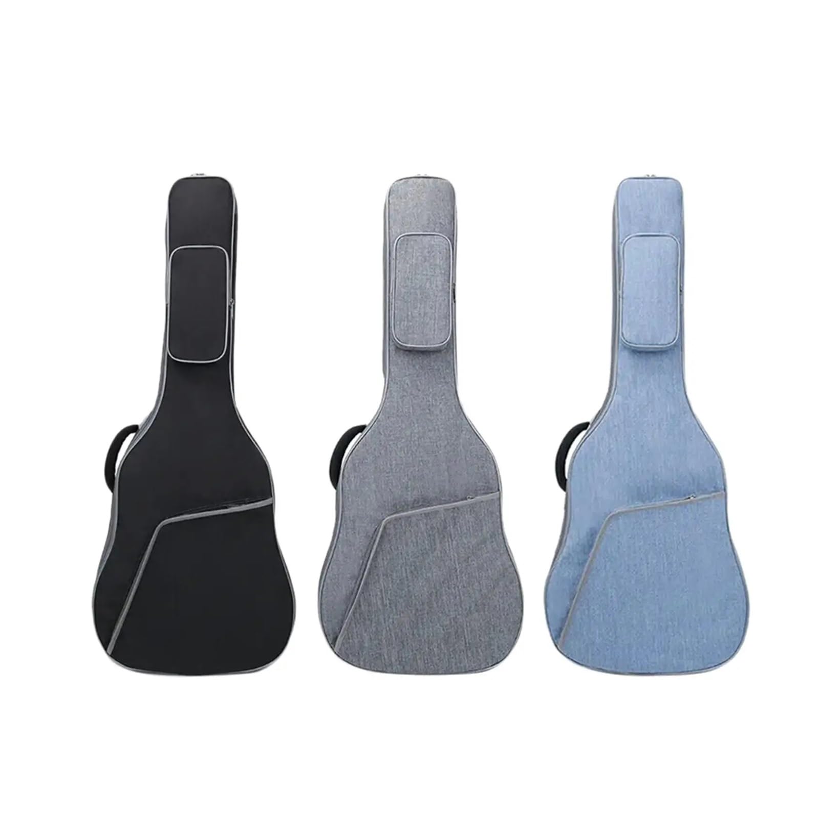 Zaino for chitarra elettrica Gig for chitarre acustiche Per Chitarra(Black)