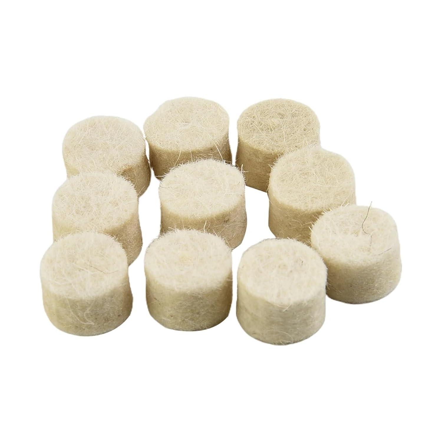 33pcs Wool Felt Polishing Wheel Cloth Buffing Disc Jewelry Mirror Sanding Pads 3mm Shank