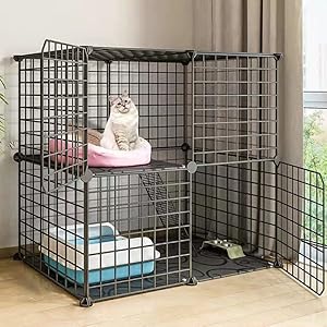 Pet's Home Katzengehege Hundekäfig mit Türen