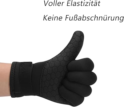 Skyone Wetsuit Gloves Neoprene Scuba Diving Gloves Surfing Gloves 3MM 5MM for Men Women Kids, Thermal Anti Slip Flexible Dive Water Gloves for Spearfishing Swimming Rafting Kayaking Paddling