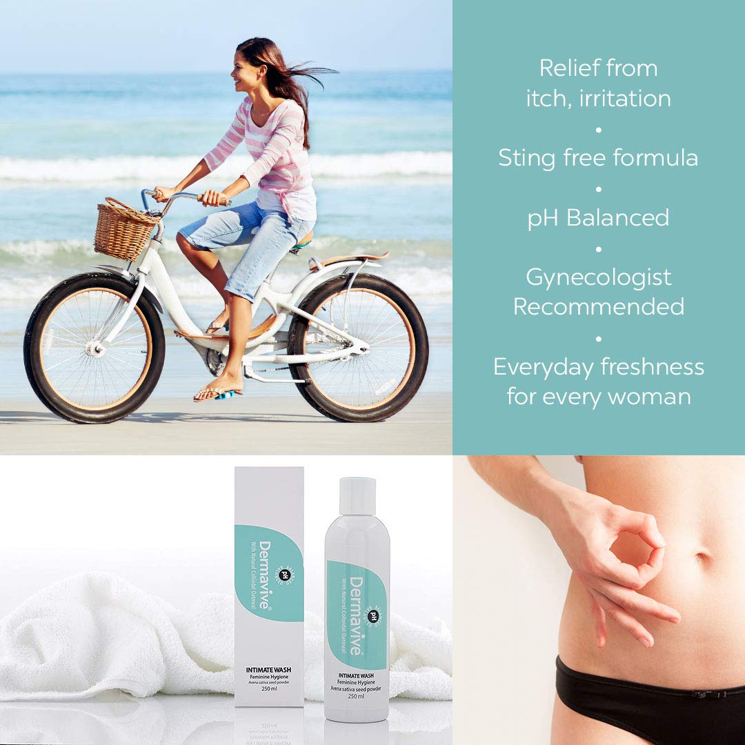 Dermavive Intimate Wash Daily Fresh Feminine Wash for Women Soap