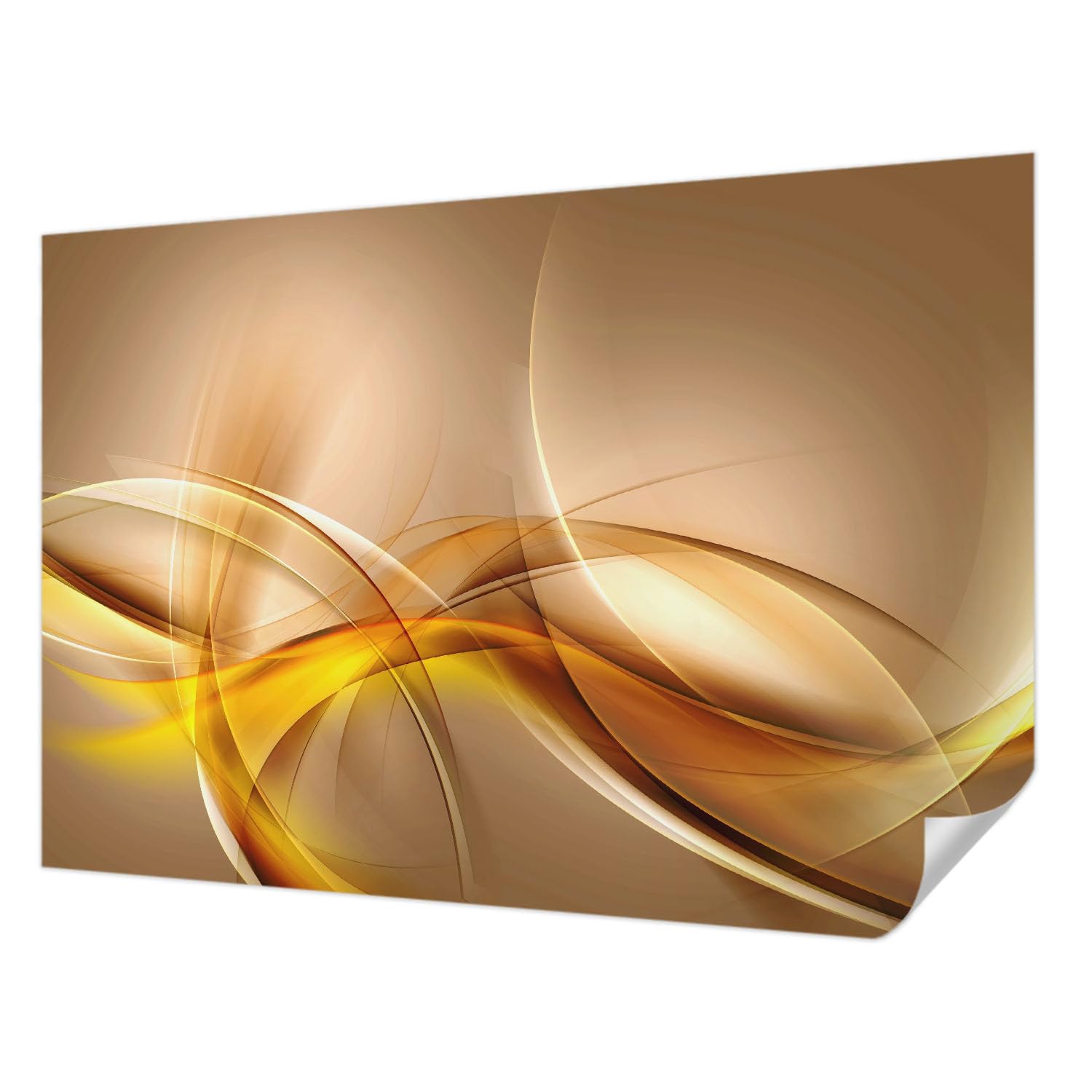 Papier peint autocollant 152x104 cm lignes douces pour salon