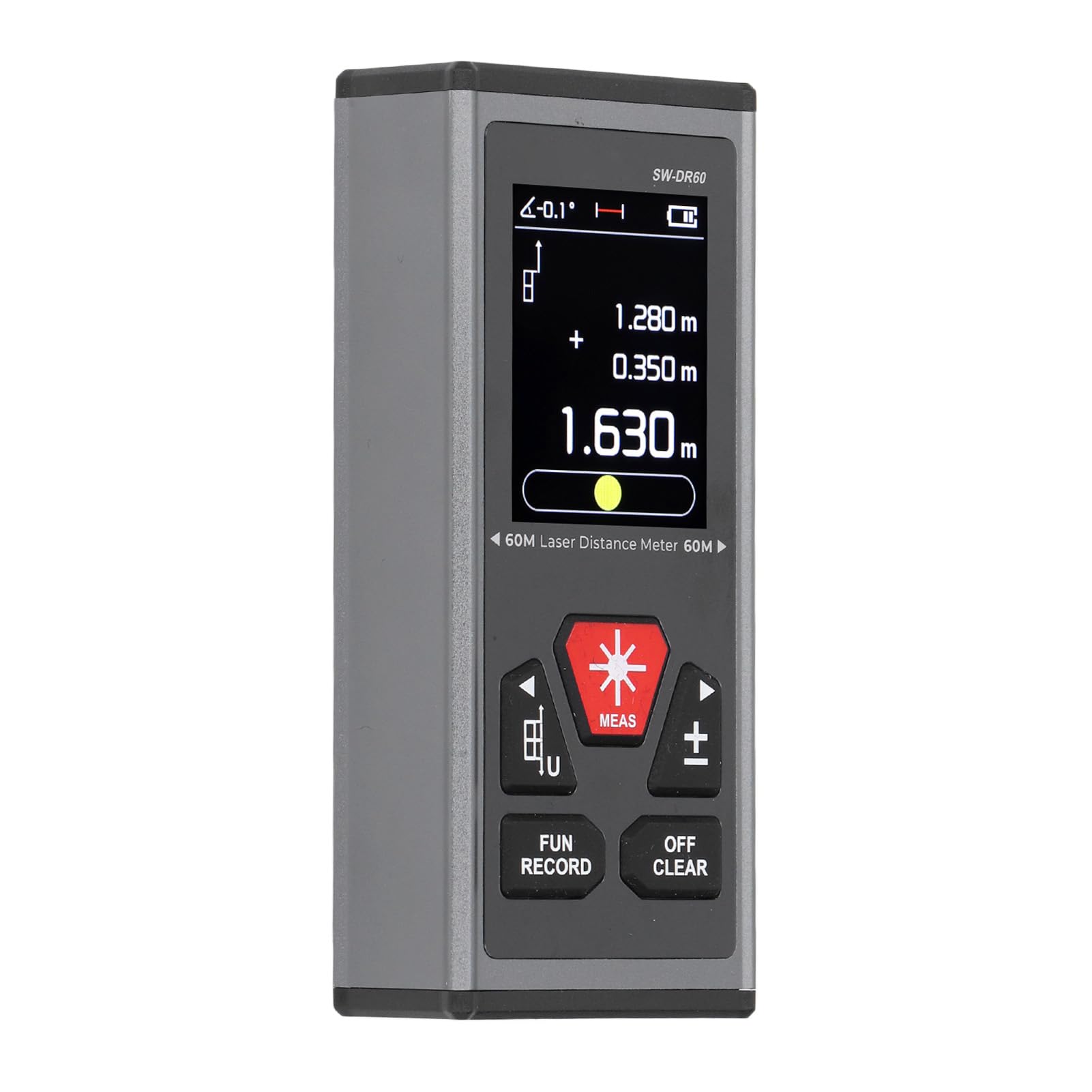 FTVOGUE Télémètre Bilatéral, Outil de Mesure Rechargeable par USB avec Une Précision de ± 2 Mm, Conception Compacte pour l'amélioration de l' et la Construction