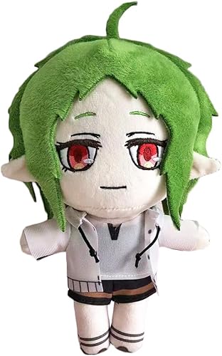 JCvCX Mushoku Sylphiette - Figura de peluche de Rudeus Greyrat, muñeca de peluche de Eris, figura de almohada de animé (verde)