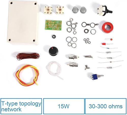 Miniatura 3 de Antena de radio hecha a mano/de 1 a 30 Mhz, kit de módulo de herramientas de sintonizador manual de bricolaje para radio HAM QRP