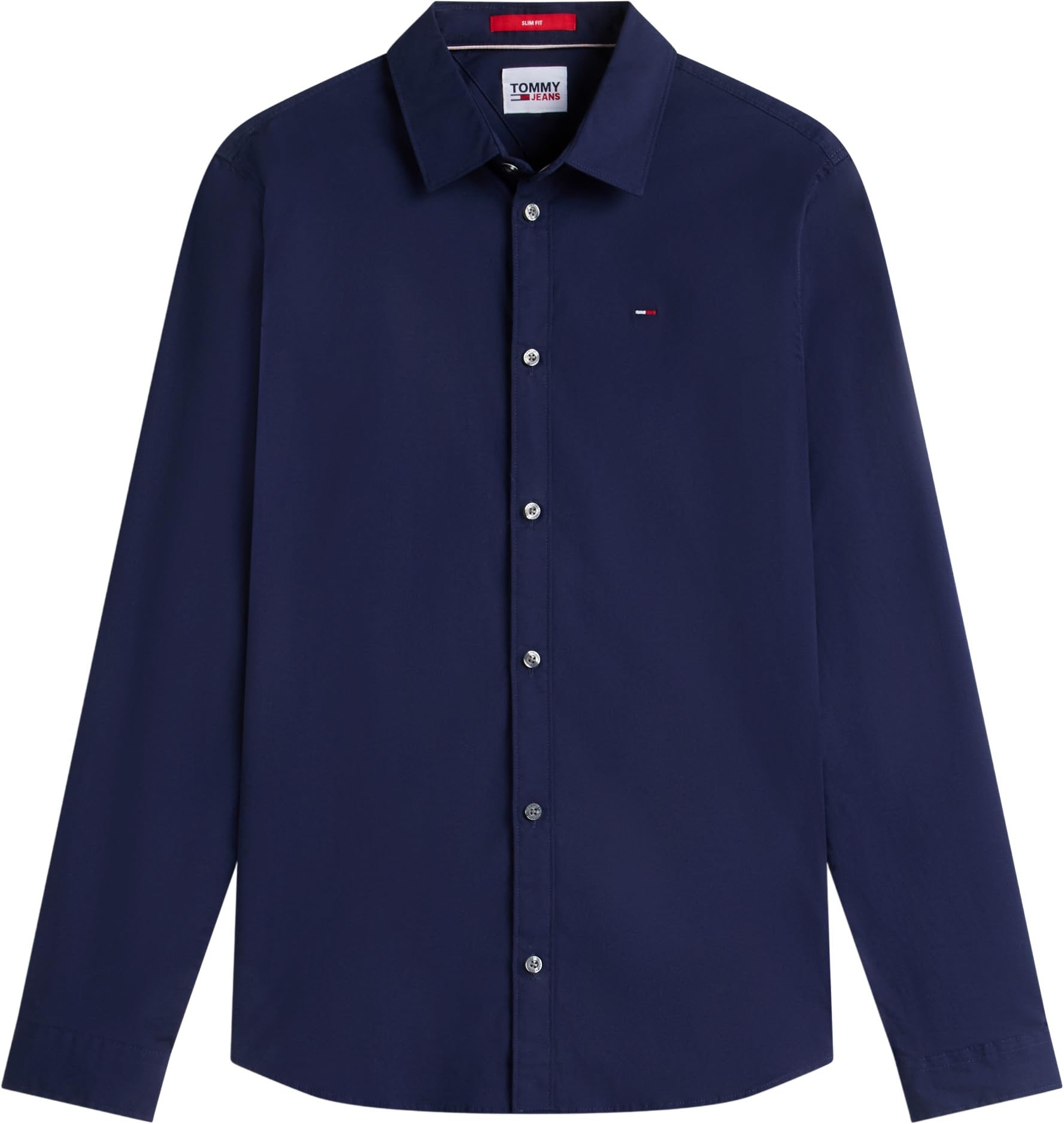 Tommy Jeans Camisa Hombre Original Stretch Manga Larga