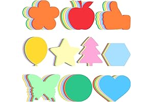 90 Pcs Shape Cut-Outs for Classroom Decorations