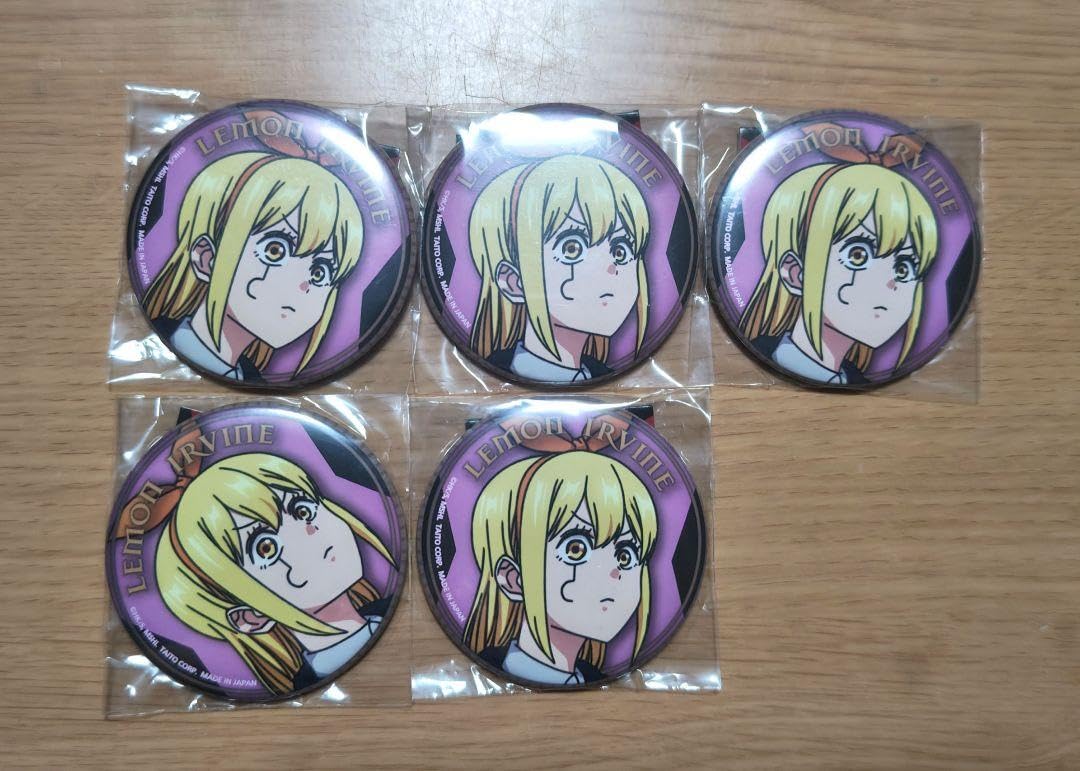 レモン5枚セット マッシュルMASHLE BIG缶バッジ TVアニメ「マッシュル