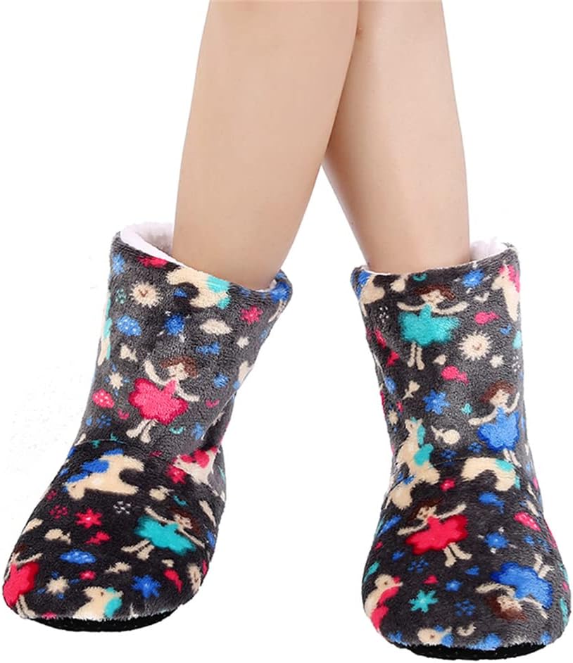 [PAFFJJMQQ] 女の子用スリッパ 恐竜 かわいい ホームスリッパ 暖かい ソフト ぬいぐるみ 漫画 室内履き