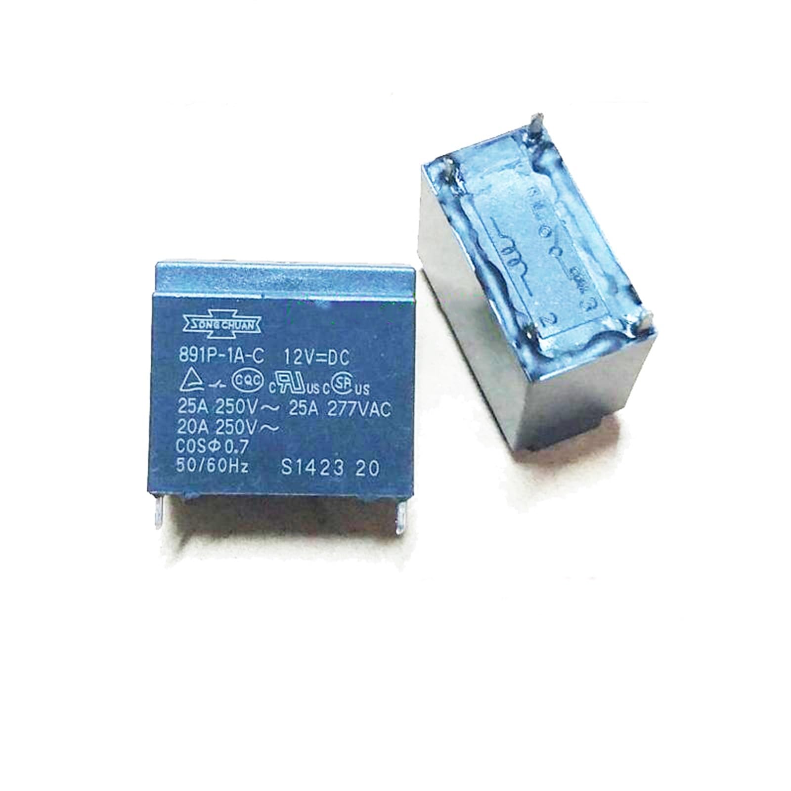 WEUSANXPL 891P-1A-C 891P-1A-C 12VDC DC12V 12V 25A Relay 4PIN(20PCS)