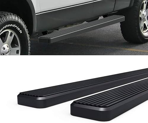 Miniatura 6 de iBoard - Estribos para Ford F150 2004 a 2008 Super Cab (Excl. Heritage), Negro