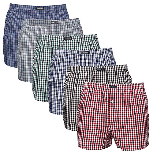 DIM Boxer Uomo Ecodim Colorama - Pacco Da 6, Cotone Elasticizzato, Comfort E Sostegno, Stile Classico - 3