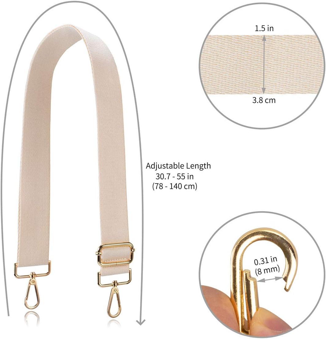 Allzedream Crossbody Bag Strap Soft Adjustable Replacement Purse Straps - Image 5