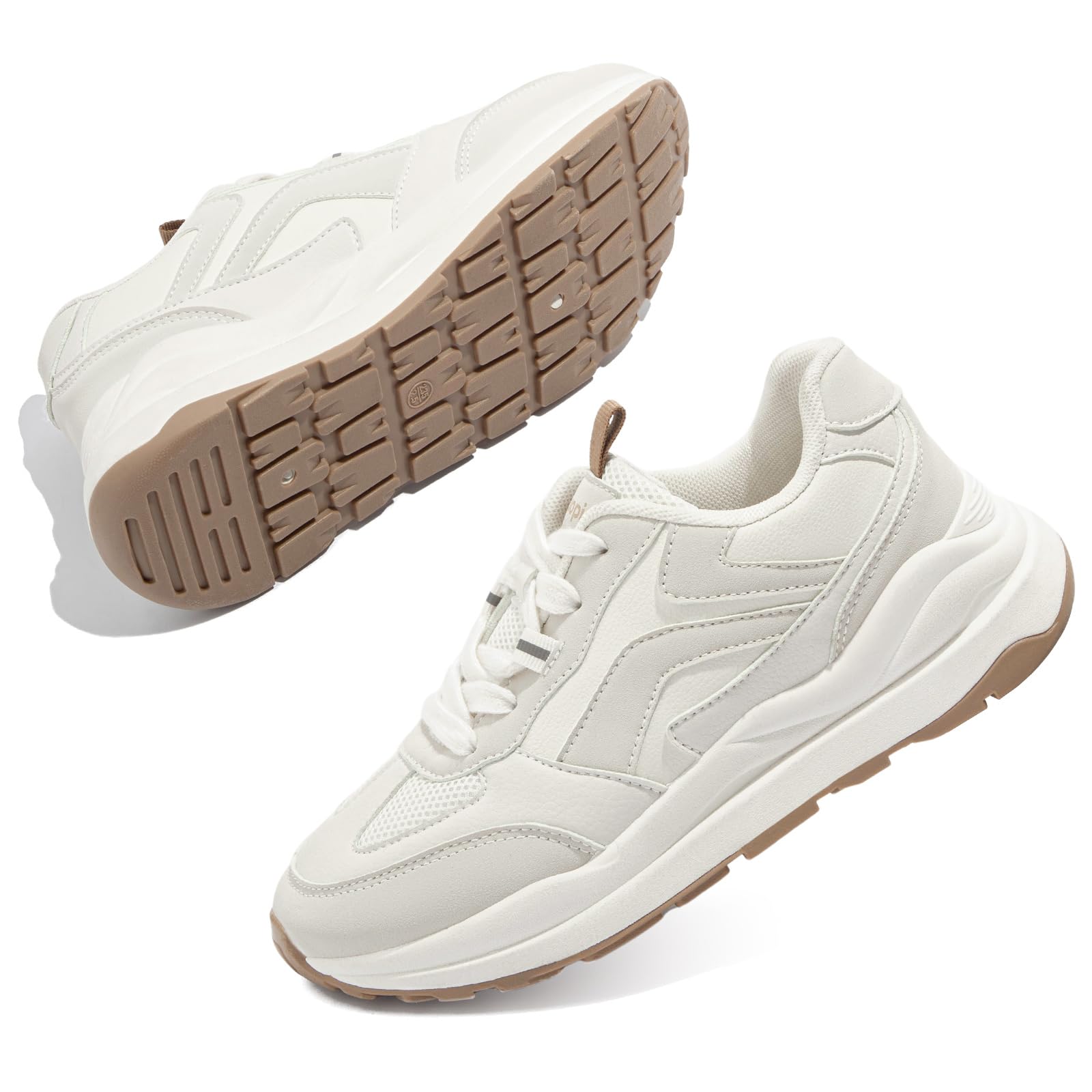 Tuopin Zapatillas de Moda para Caminar Zapatillas Deportivas para Mujer Zapatillas de Malla Transpirable