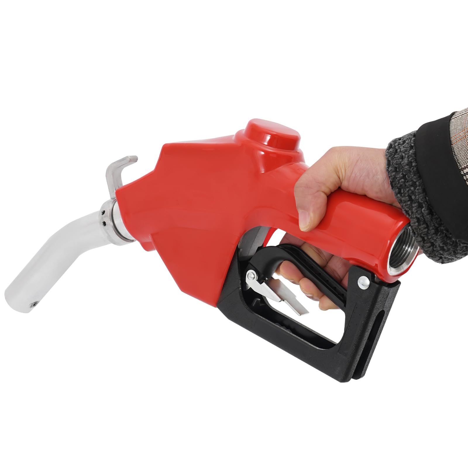 Pistolet de distribution en aluminium avec arrêt automatique, buse de carburant automatique, raccord 1", débit : 85,2 l/min, 104,7 l/min, 118 l/2 min