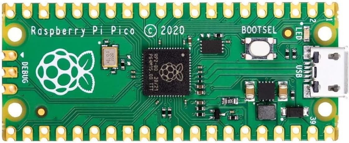 Pi Pico Microcontroller Board for Pico Series (Pi Pico, Pack of 1)