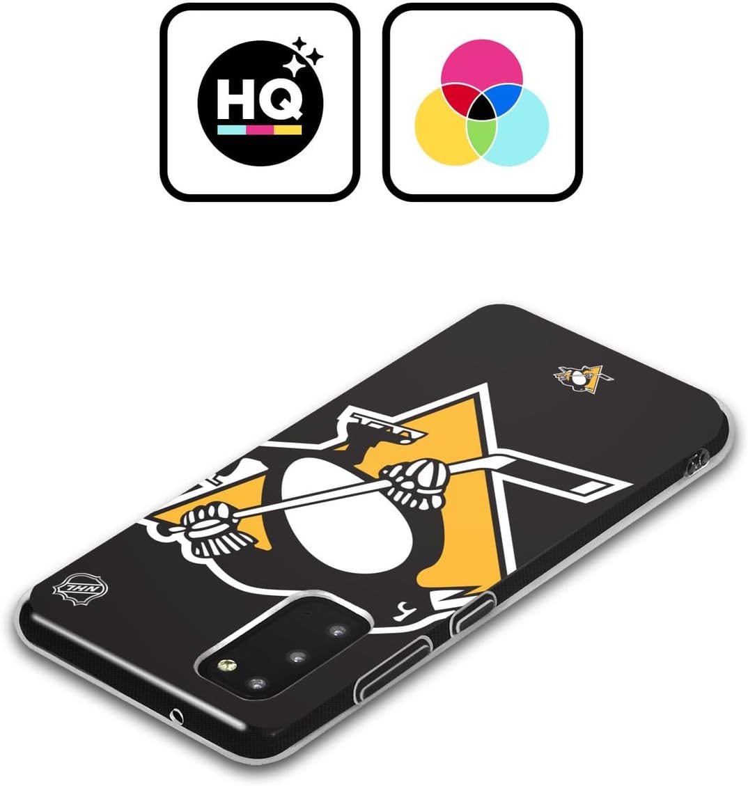 Head Case Designs Officially Licensed NHL Oversized Pittsburgh Penguins Gel Case [Military Grade Protection] Compatible with Samsung Galaxy S25 Ultra and Compatible with MagSafe