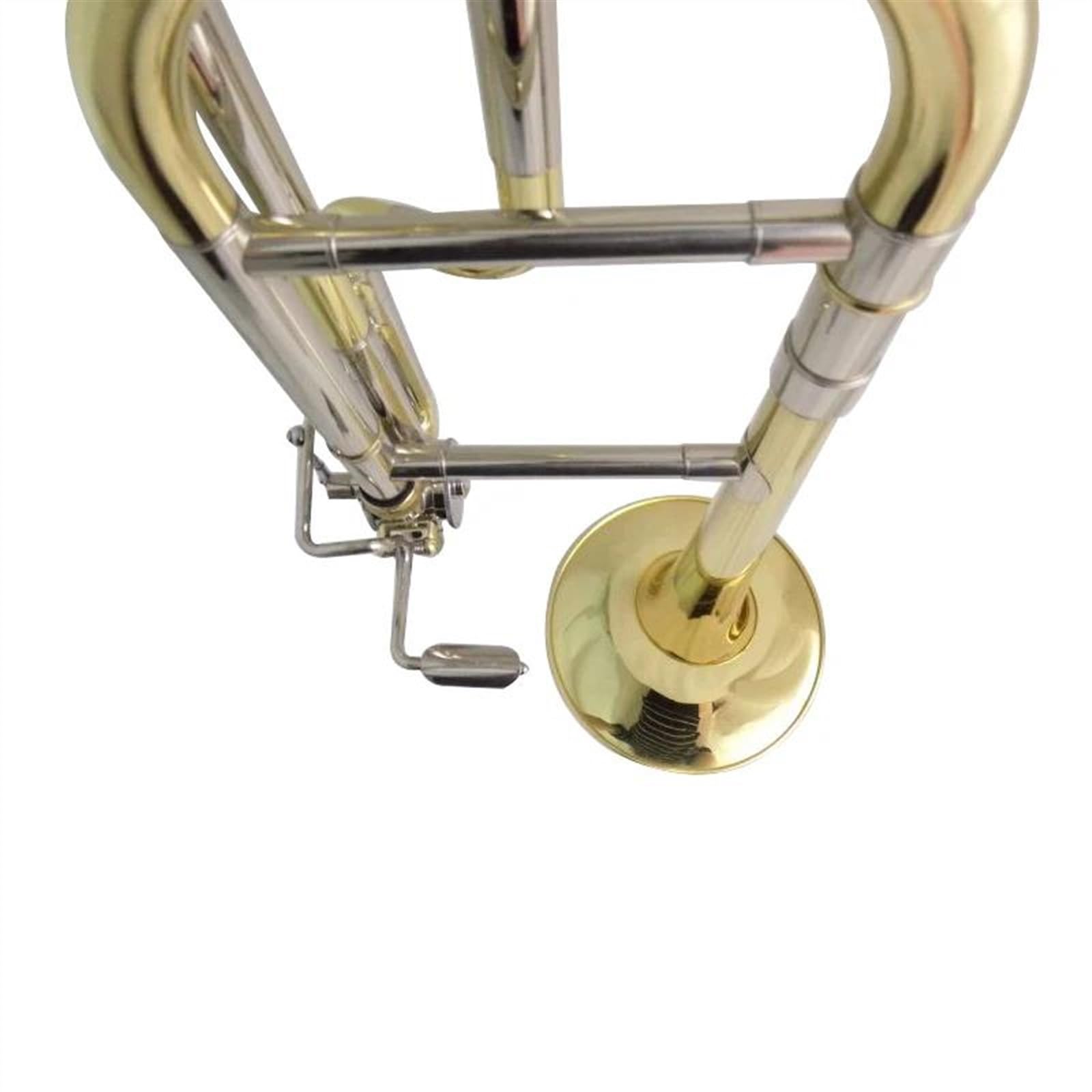 trombone kit Musical Instruments Trombone Yellow Brass Lacquer With Case Mouthpiece Eb Alto Trombons(Nickel plated) - Image 4