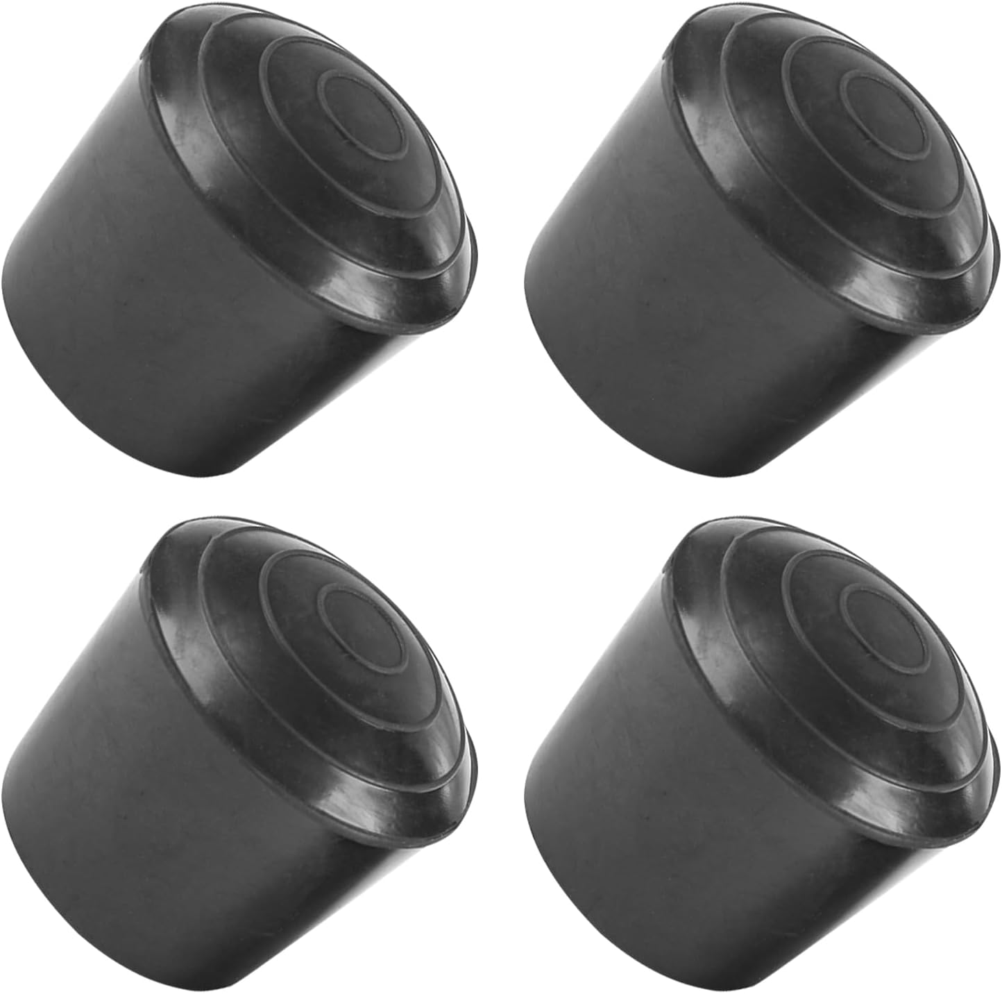 METALLIXITY Chair Leg Tips Caps (32mm 1 1/4 Inch) 4Pcs, Round Rubber