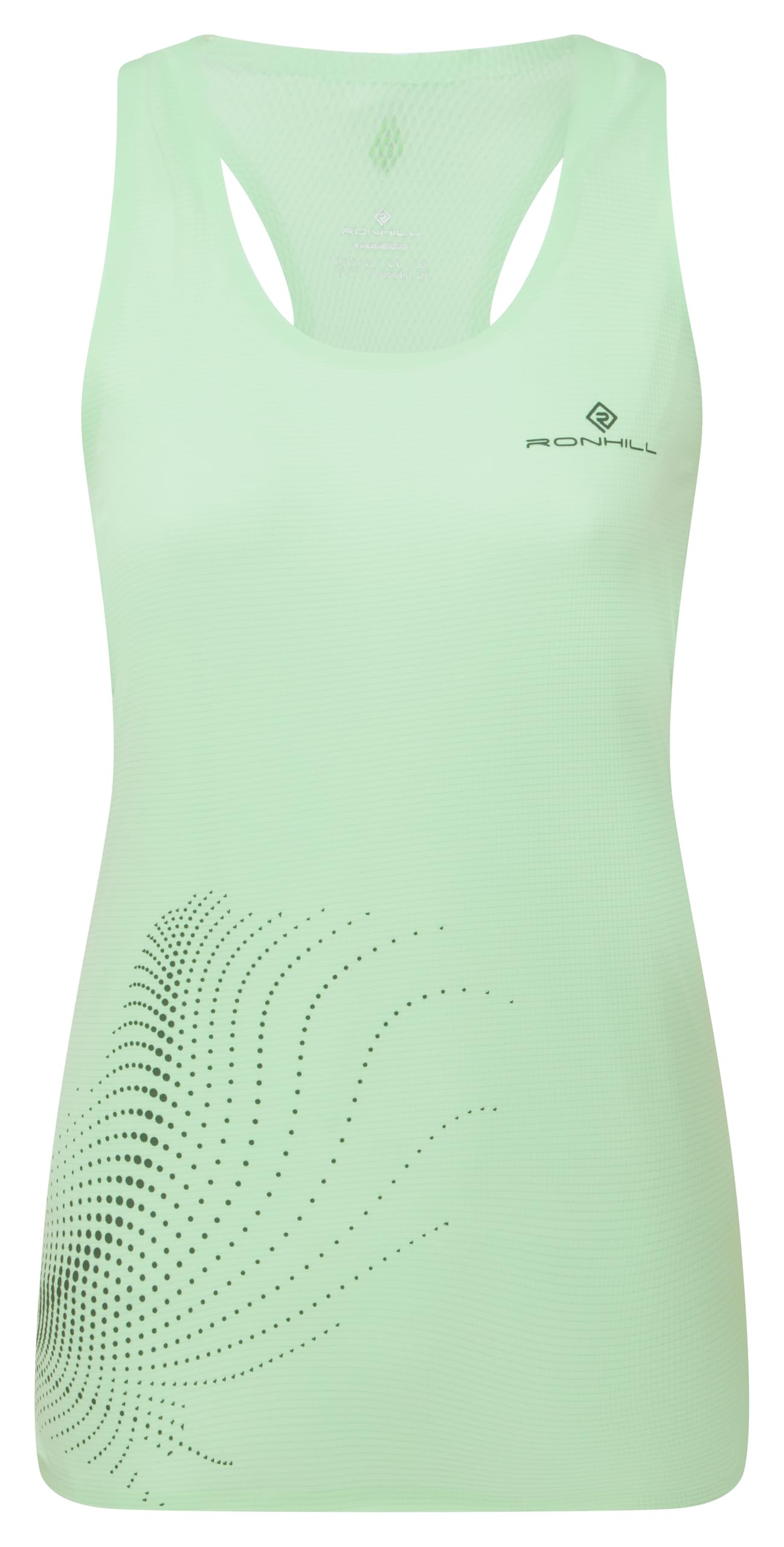 Ronhill Running, Wmn's Tech Race Vest, Seafoam/Laurel, 12