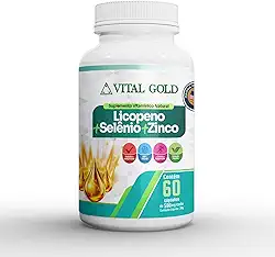 LICOPENO + SELÊNIO + ZINCO - 500mg (60 Cápsulas) VITAL GOLD (1)