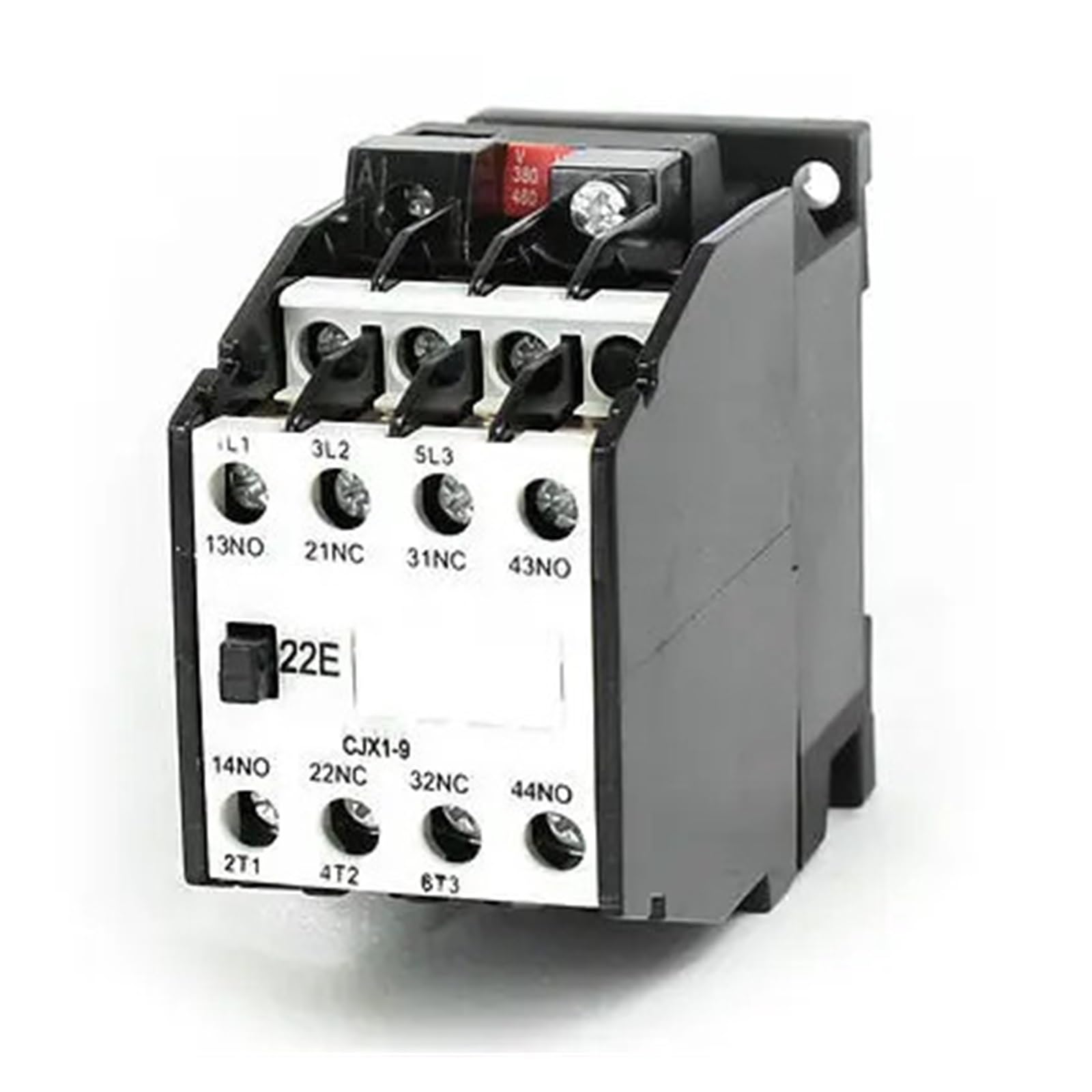 JCLPJBYJI CJX1-9 AC contactor 380V 50Hz Coil 9A Three-Phase 3-Pole 2NO + 2NC