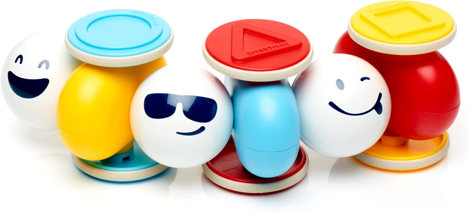 SmartMax My First Wobbly Cars Magnetic Building Toy STEM Learning Set Ages 1-5 - Image 4